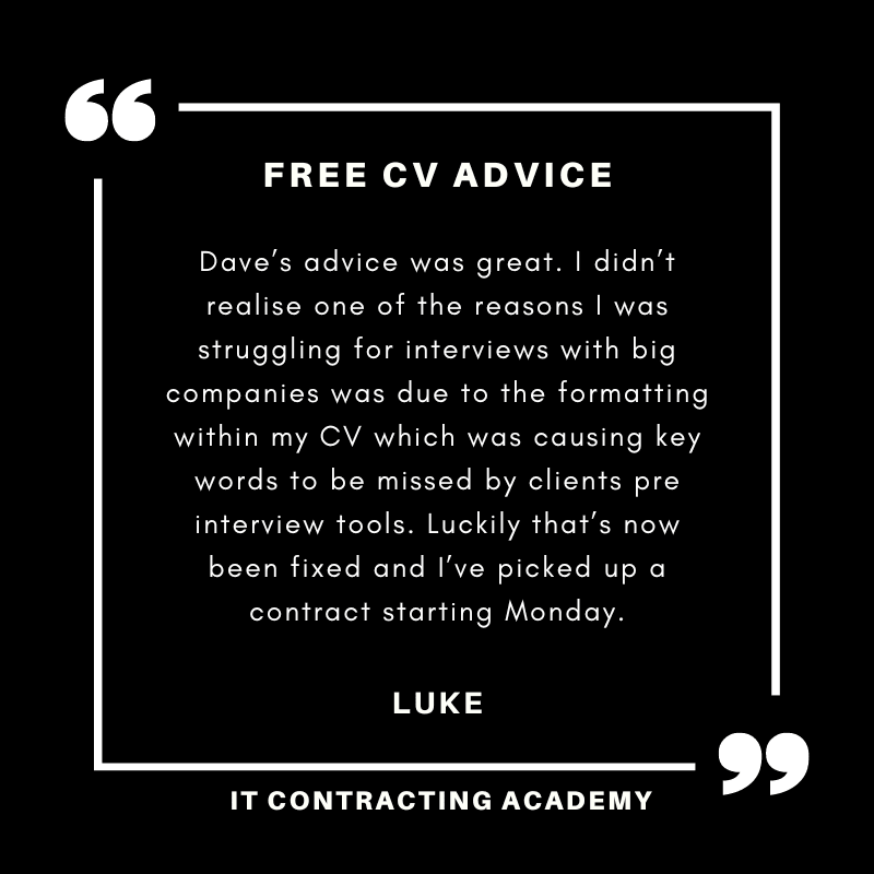 Free CV Advice