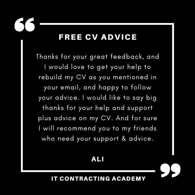 Free CV Advice