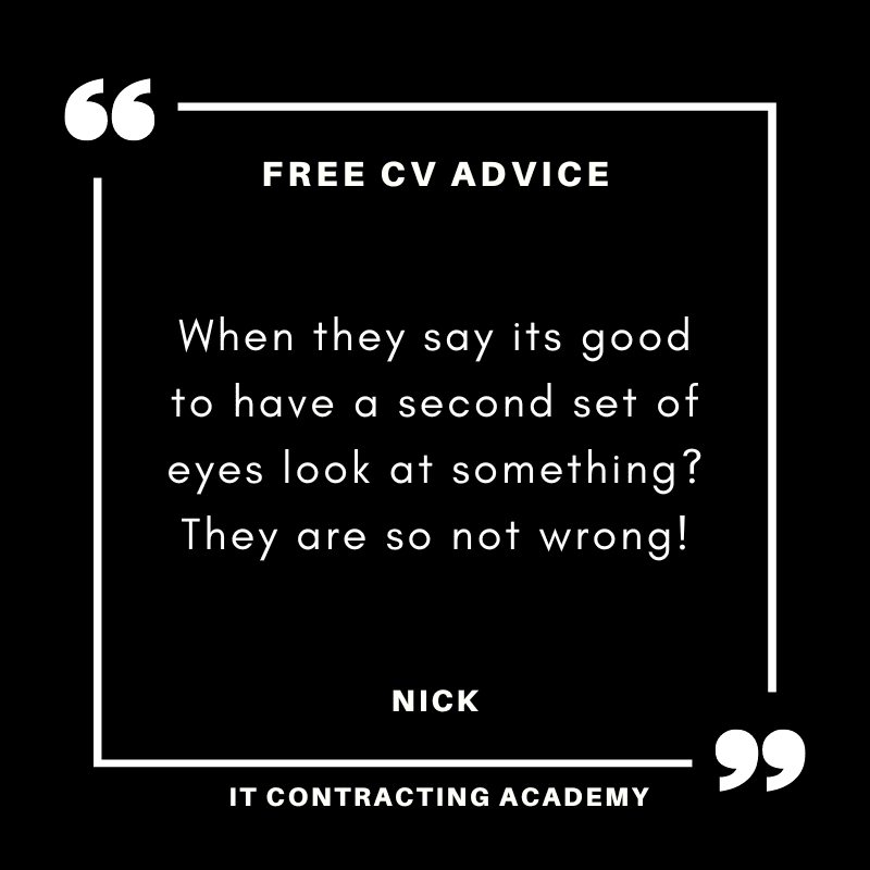 Free CV Advice