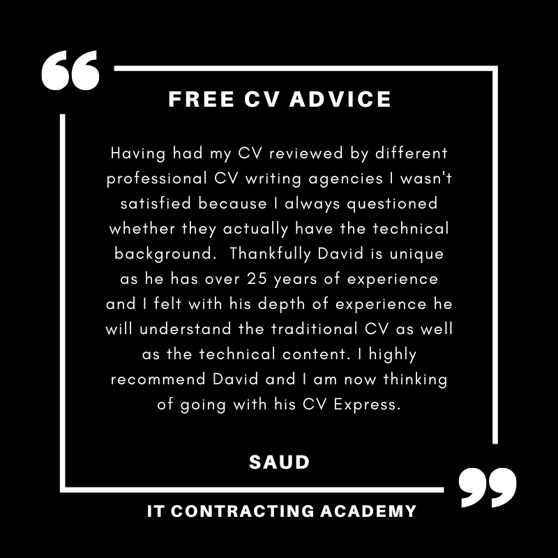 Free CV Advice