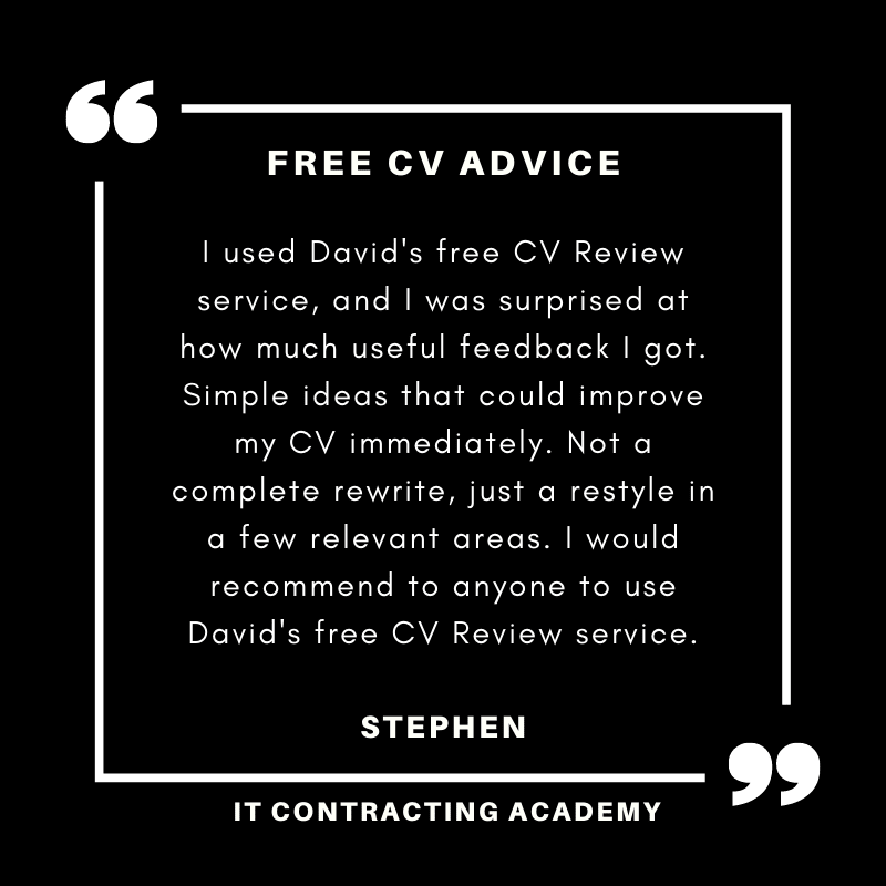 Free CV Advice