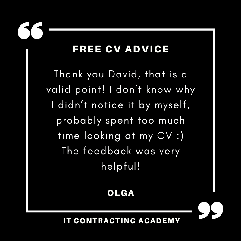 Free CV Advice